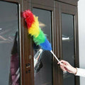 Rainbow Microfiber Plastic Duster 24 Inch | Flexible & Lightweight Dust Cleaner