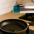 Stainless Steel Fresh Oil Pourer Bottle With Flip Lid And Handle Approx 1000ml (1 Pc)