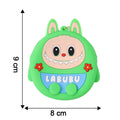 Cute Cartoon Character Coin Pouch With Keychain  Wrist Strap