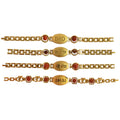 Gold Plated Metal Bracelet Rakhi For Brother (1 Pc)