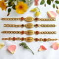 Gold Plated Metal Bracelet Rakhi For Brother (1 Pc)