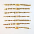 Metal Rakhi Bracelet For Brother Chain Rakhi With Wording (Mix Design 1 Pc)