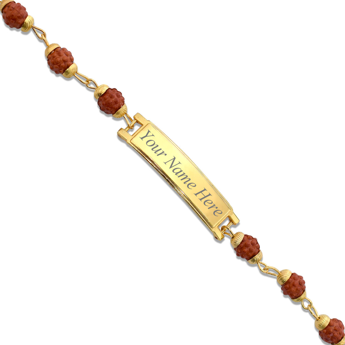 Customized Rudraksh Rakhi - Zoopsy