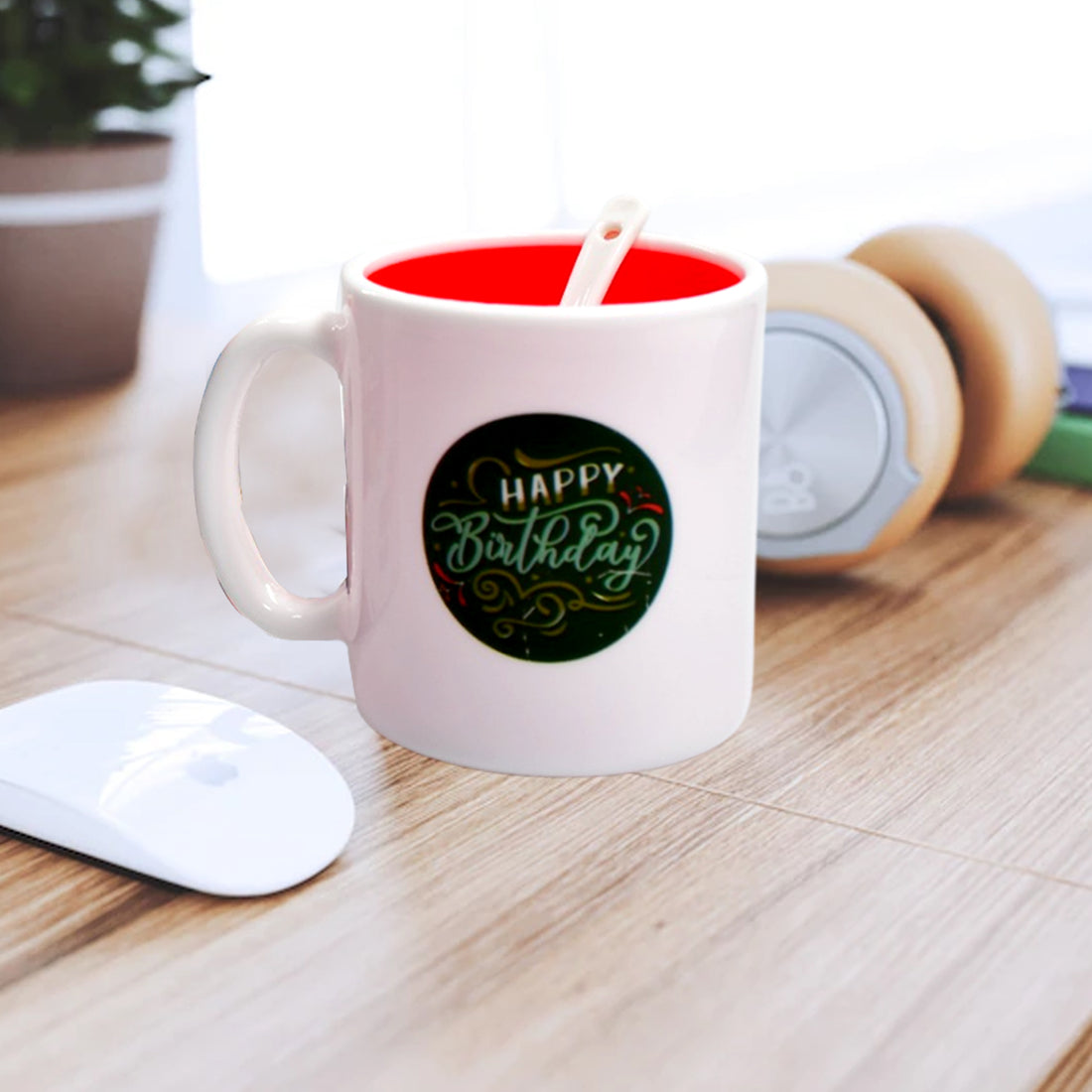 Assorted design coffee and tea mug with handle