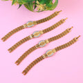Rakhi Bracelet For Brother Metal Chain Style Rakhi With Mixed Designs (1 Pc)