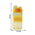 Stylish Kids Plastic Water Bottle With Straw And Leakproof Lid (500 Ml Approx)