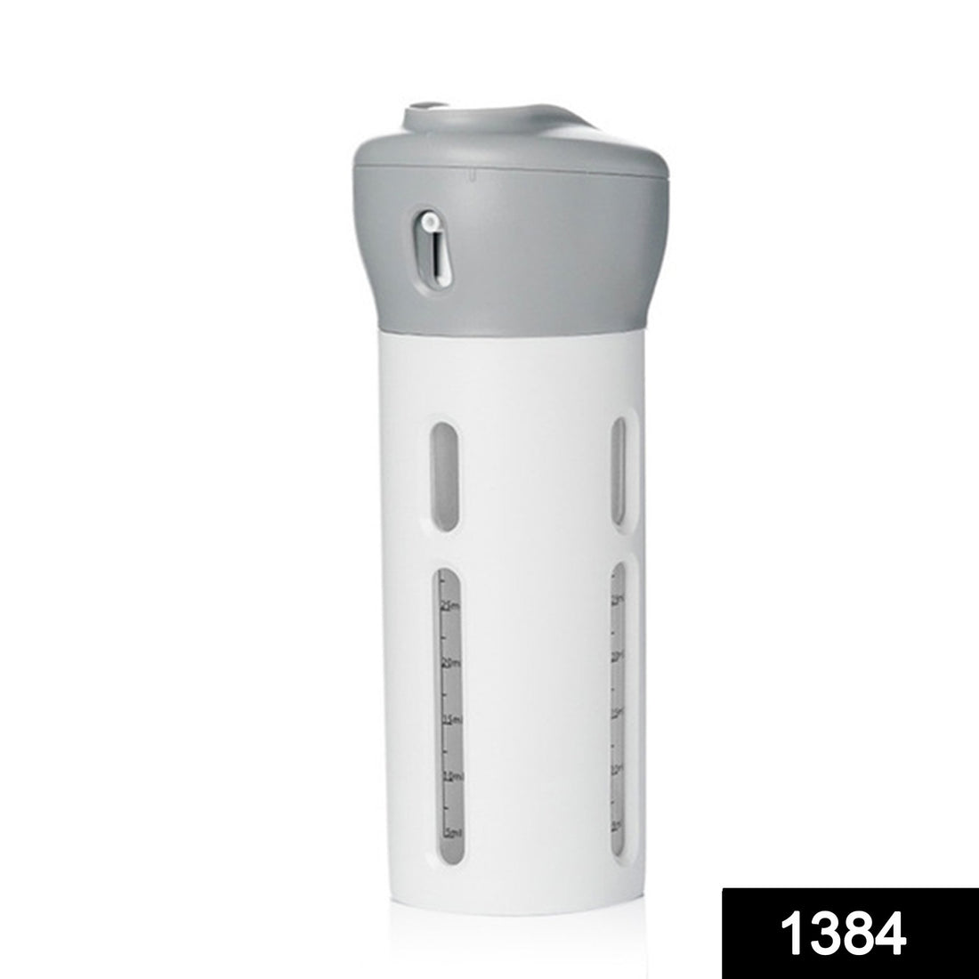 4-in-1 refillable travel toiletry bottle set