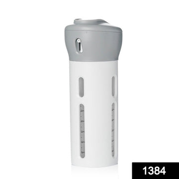 4-in-1 refillable travel toiletry bottle set
