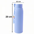 Premium Textured Glass Water Bottle (300 Ml Approx)