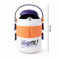 Cute Cartoon Double Layer Lunch Box (1 Pc)