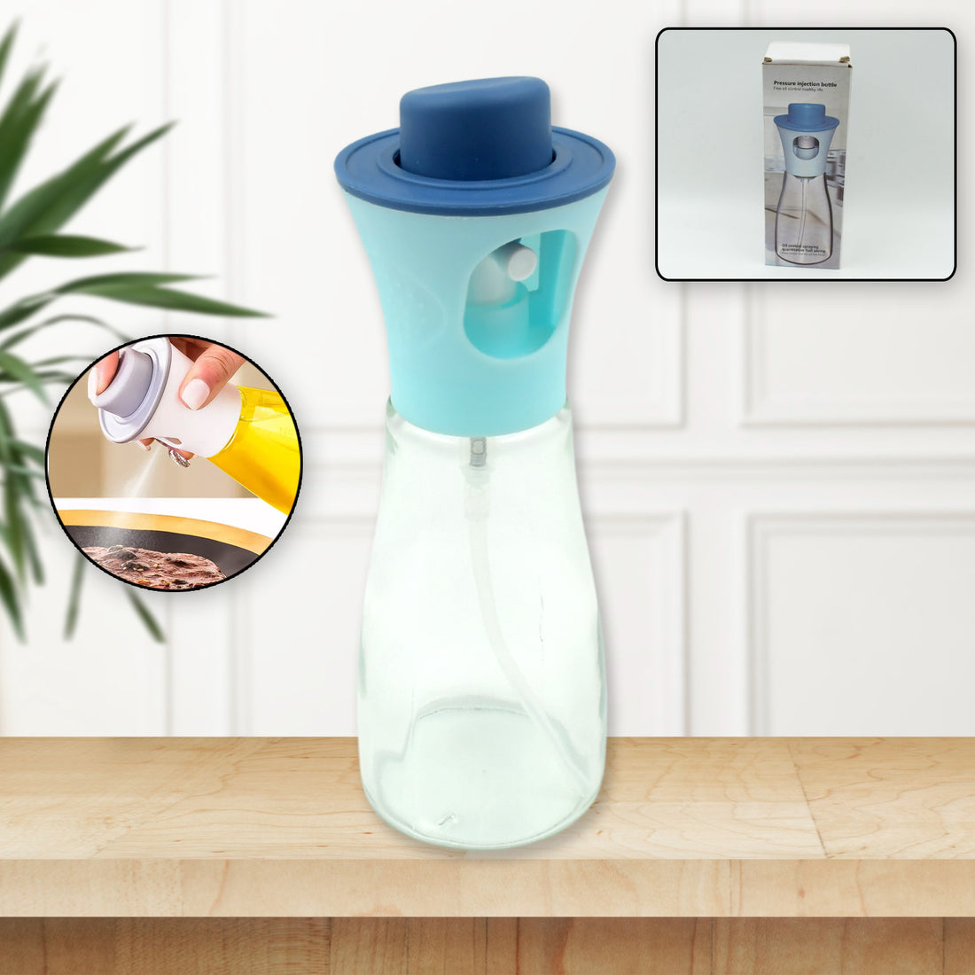 Oil and vinegar mist spray dispenser bottle, 170ml